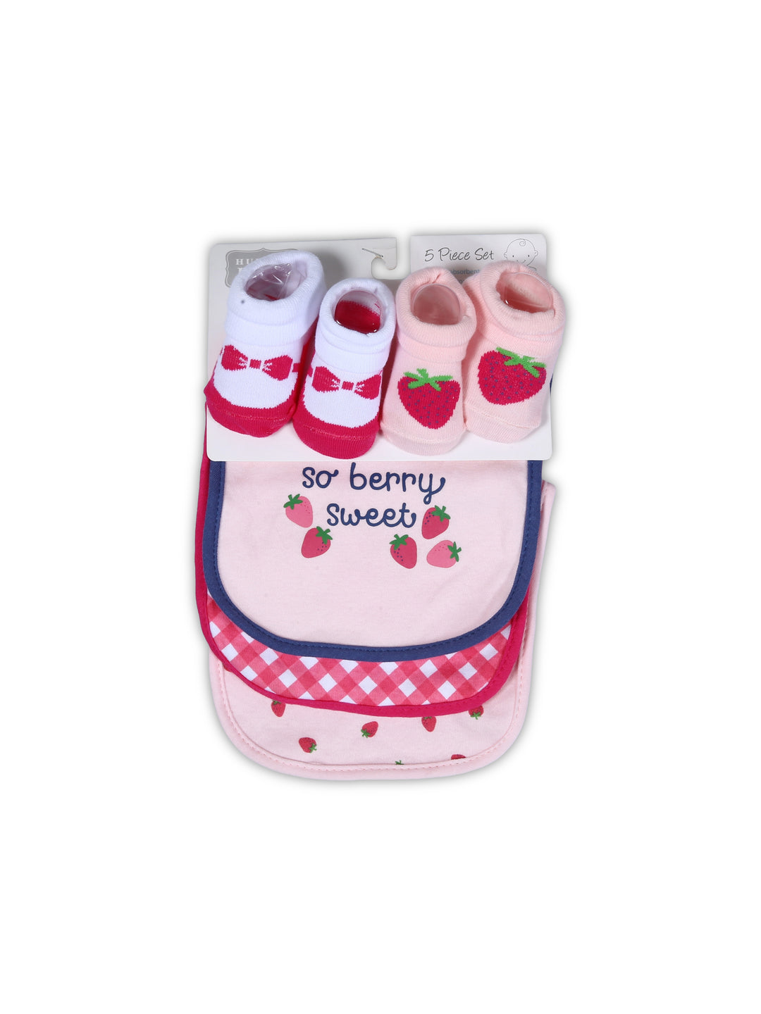 Imp Baby Bib & Booties Set 5Pcs #17608 (S-25)