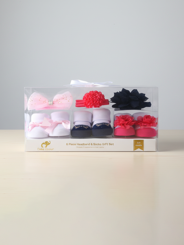 Bebe Favour Baby Booties Socks Set 3Pk #71596 (S-25)