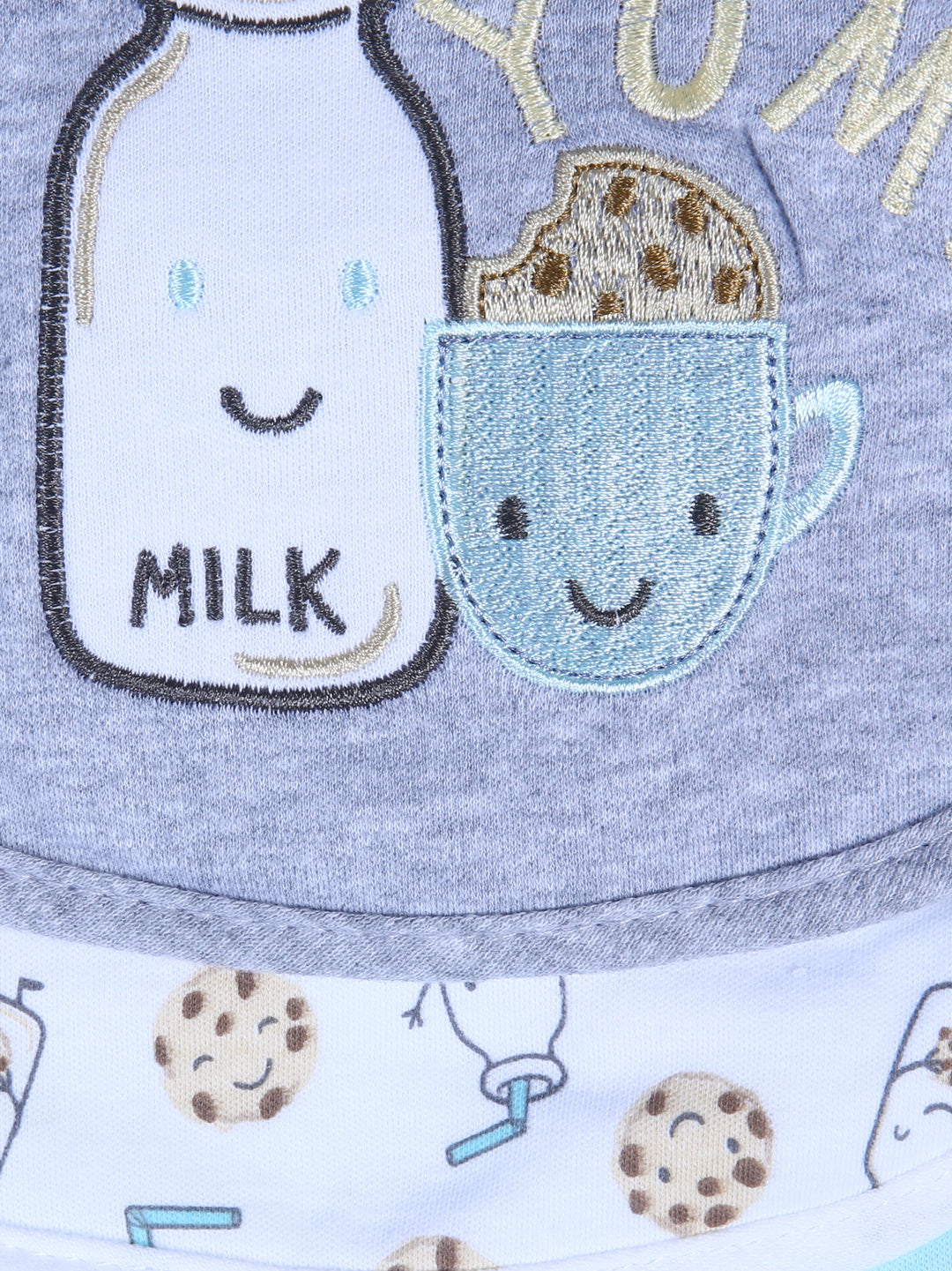 Duck & Duck Baby Bib Set With Booties #D05819 (W-25)