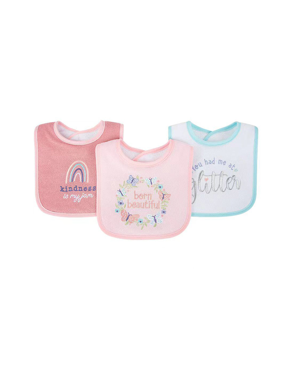 Bebe Favour Bib 3Pk #BP41517 (W-25)