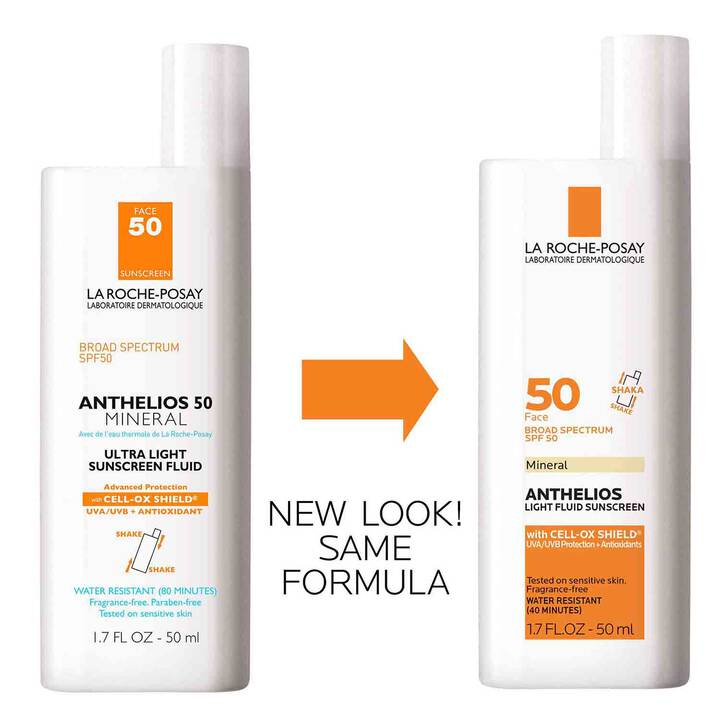 La Roche Posay Anthelios Light Fluid Sunscreen SPF 50 50ml Mineral