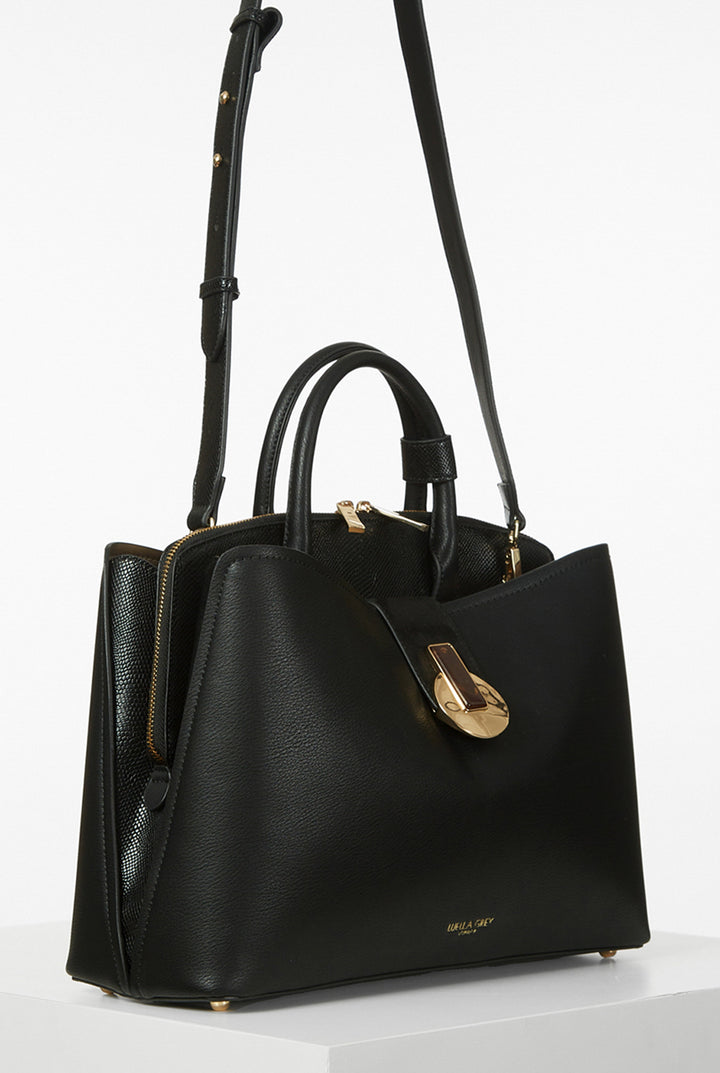 Annabella Black Laptop Work Tote