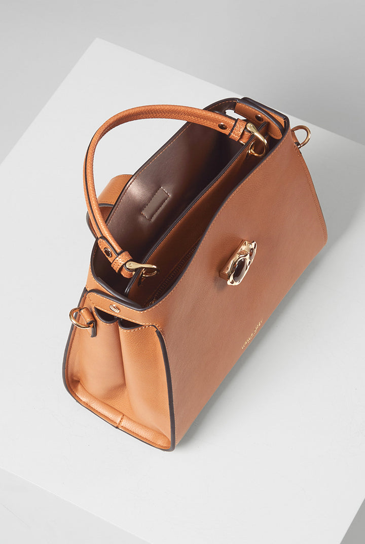 Carrie Camel Tote