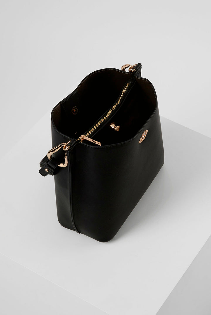 Celia Black Bucket Bag