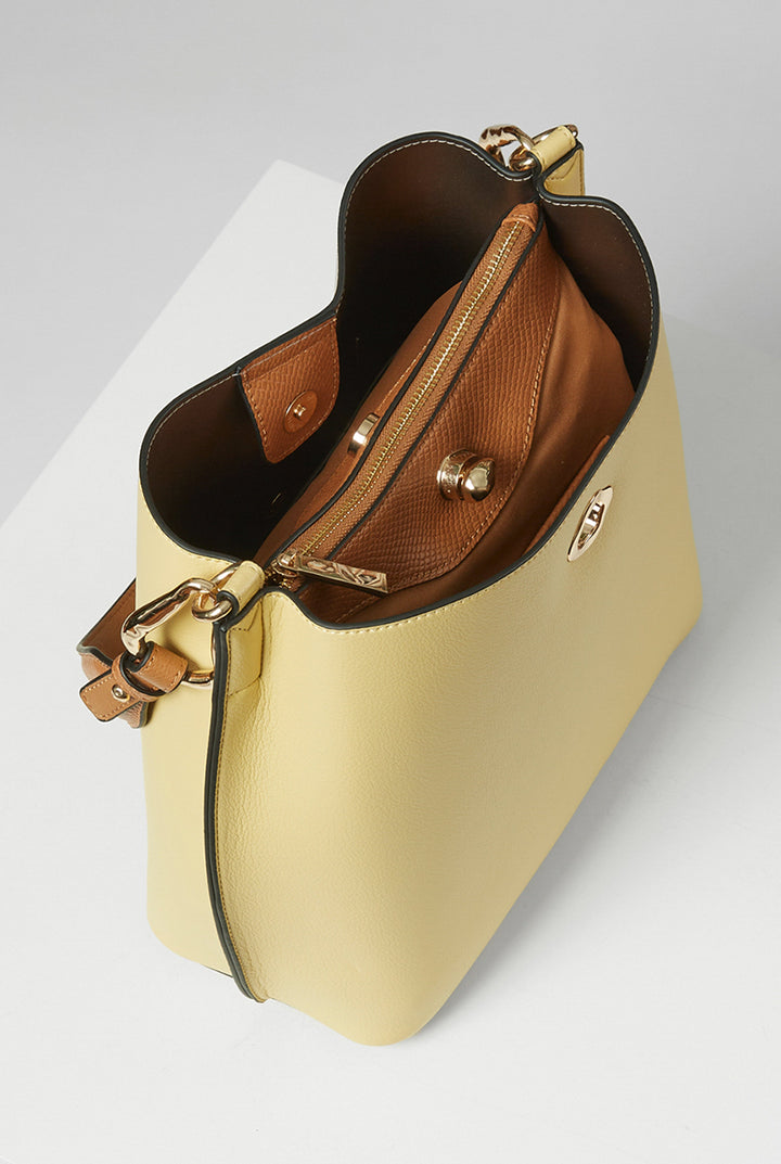 Celia Di Lemon/Camel Hobo Tote