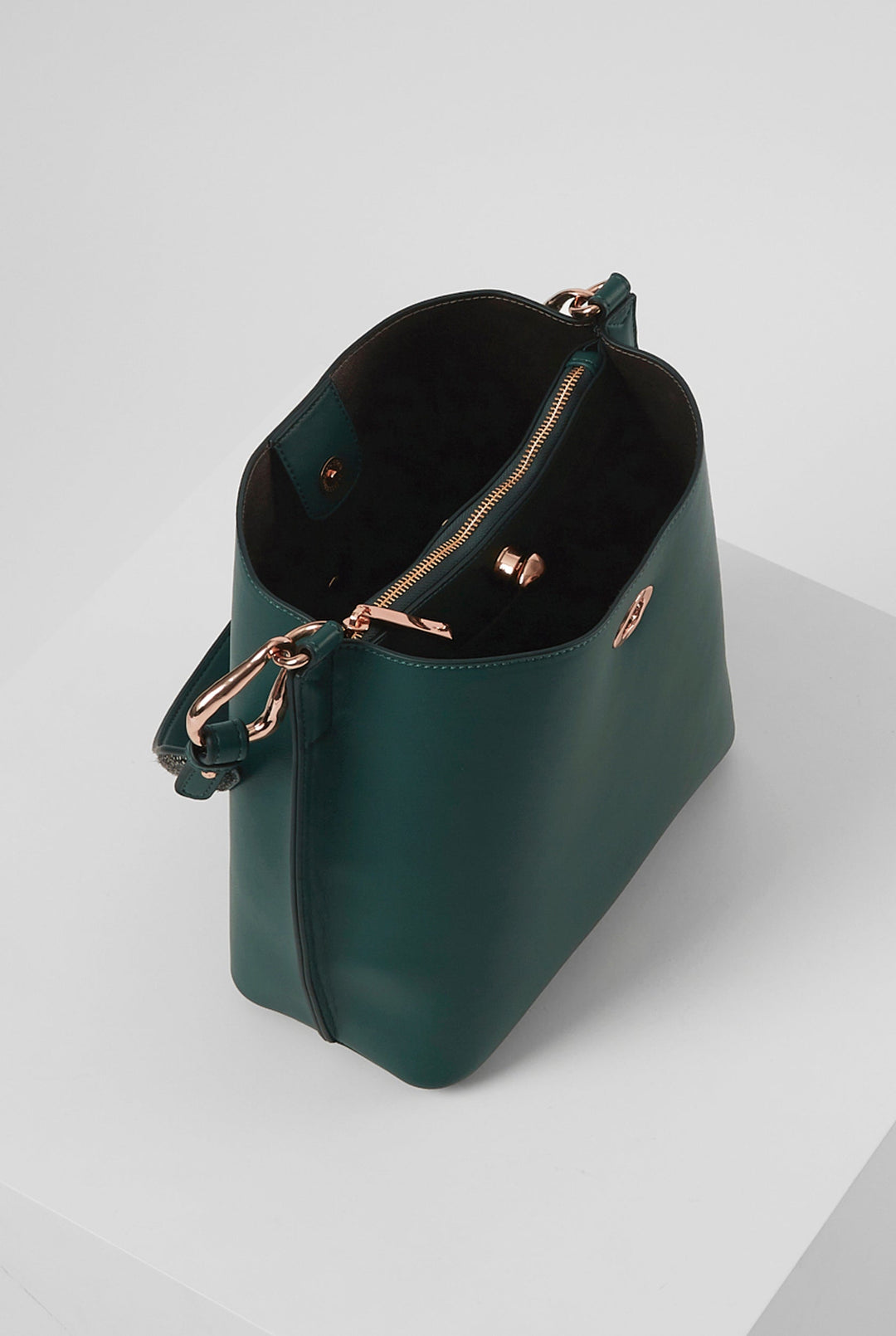 Celia Petrol Bucket Bag