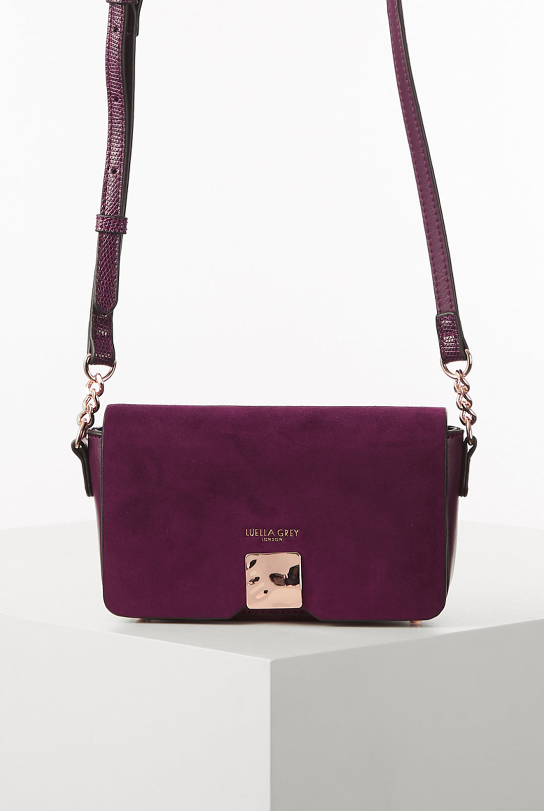 Fiona Damson Square Molten Clasp Phone Bag