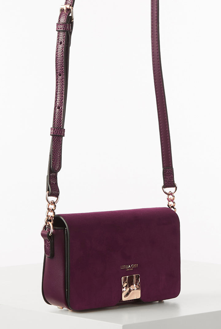 Fiona Damson Square Molten Clasp Phone Bag