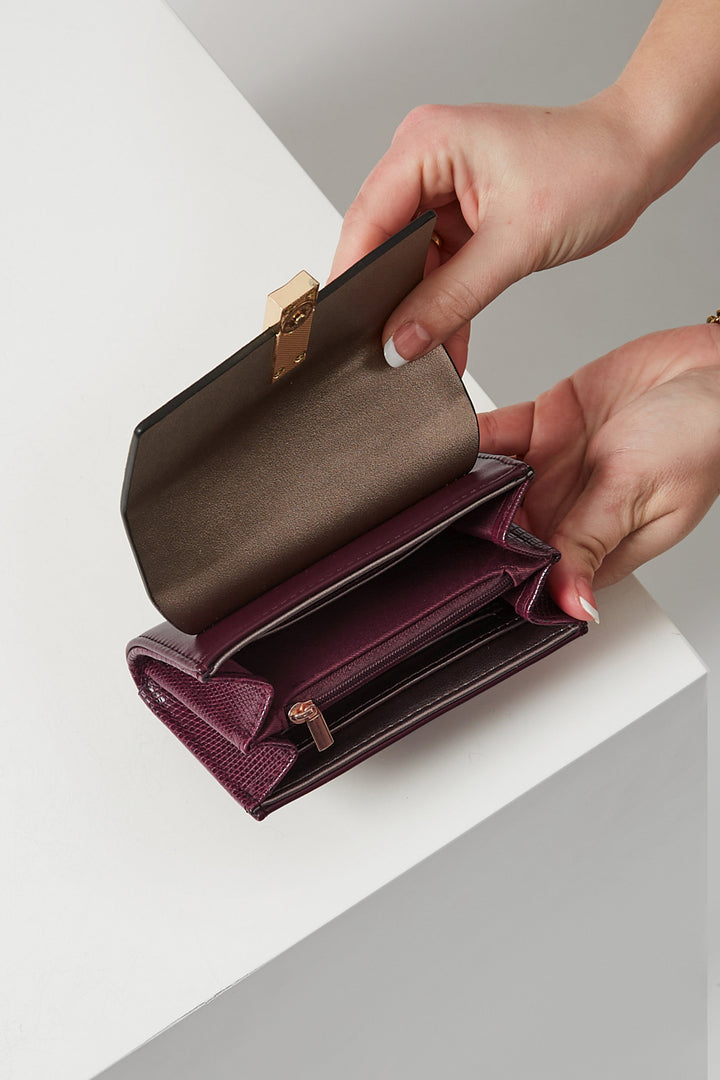Frederica Plum Small Purse