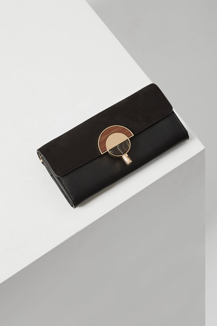 Ginny Black Large Purse/Evening Bag