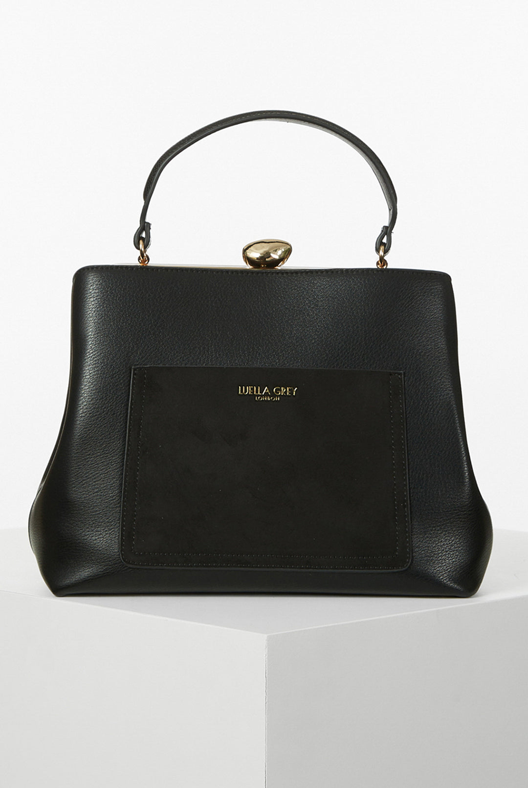 Hannah Black Framed Bag Tote