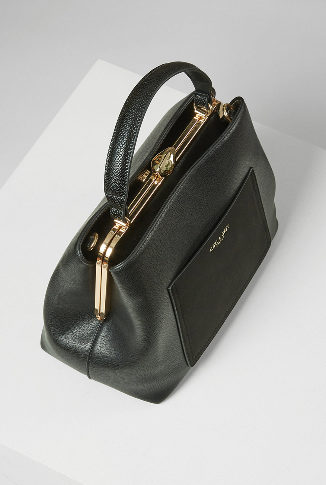 Hannah Black Framed Bag Tote