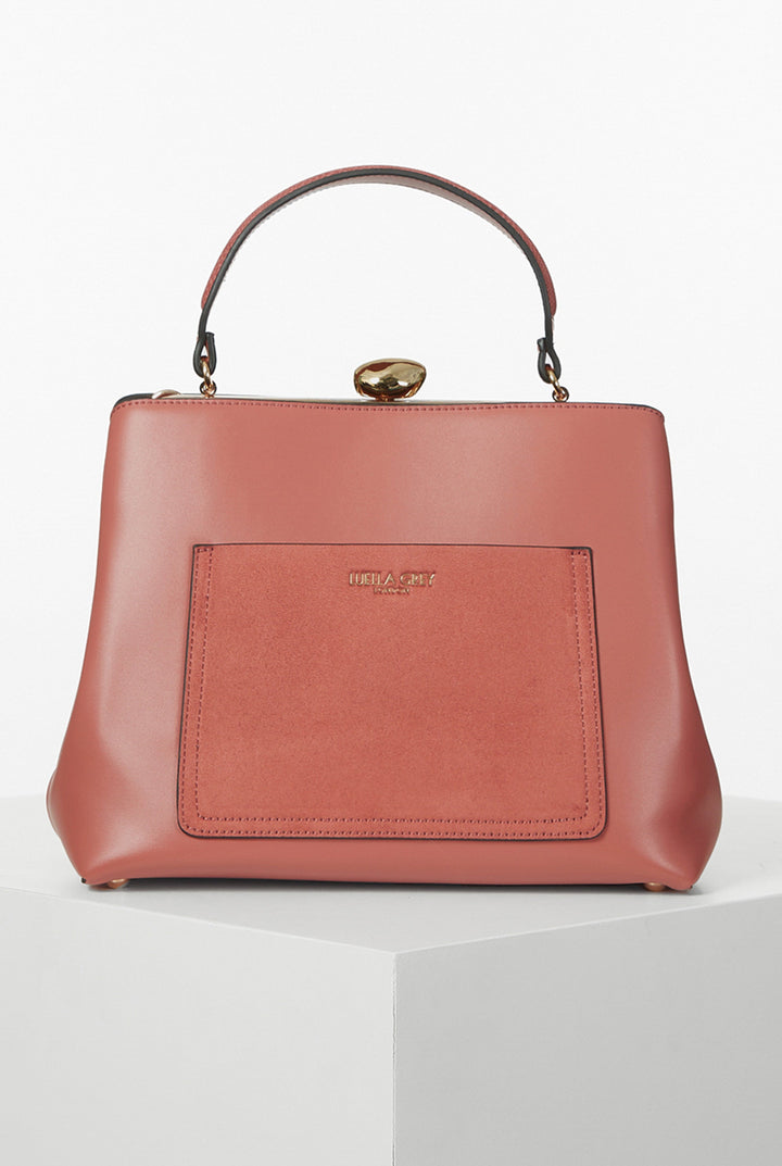 Hannah Melon Framed Bag Tote