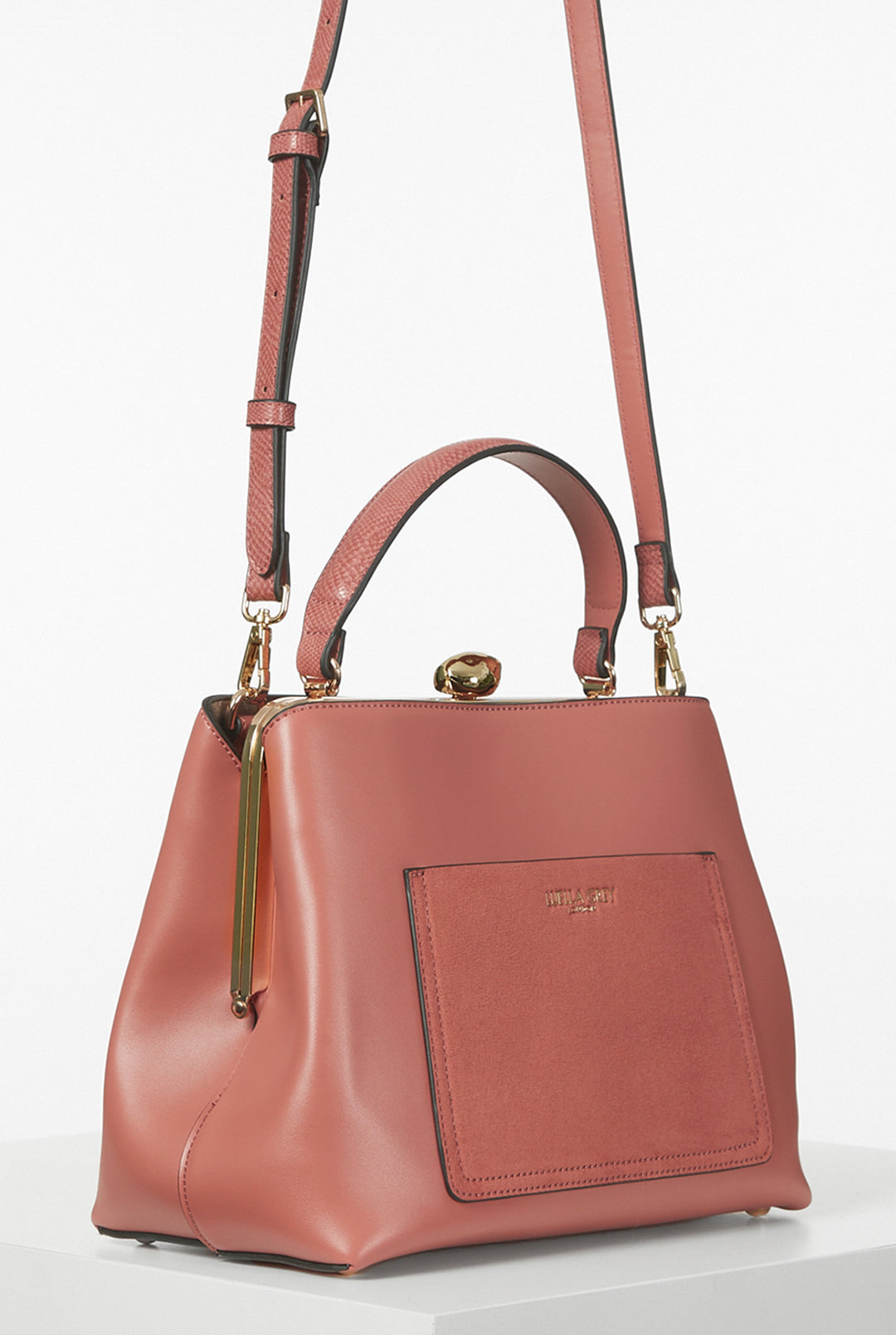 Hannah Melon Framed Bag Tote