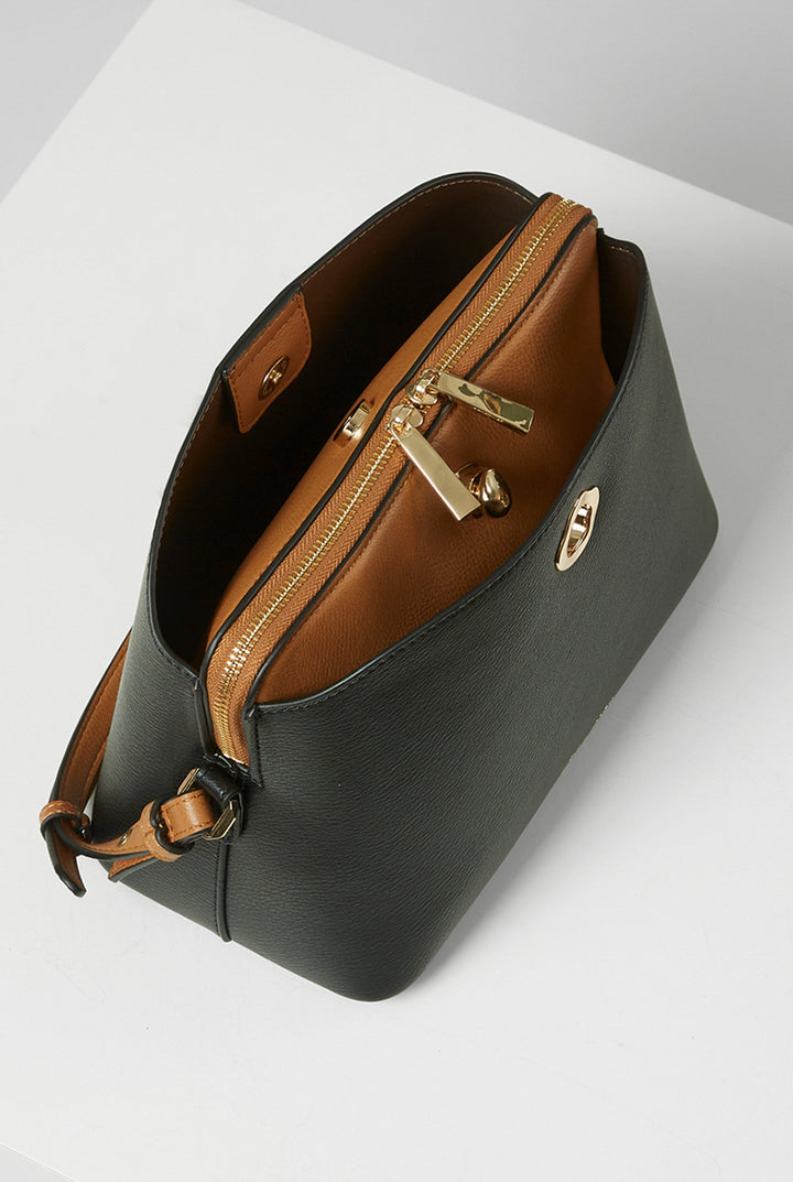 Julianna Black/Camel CrossBody