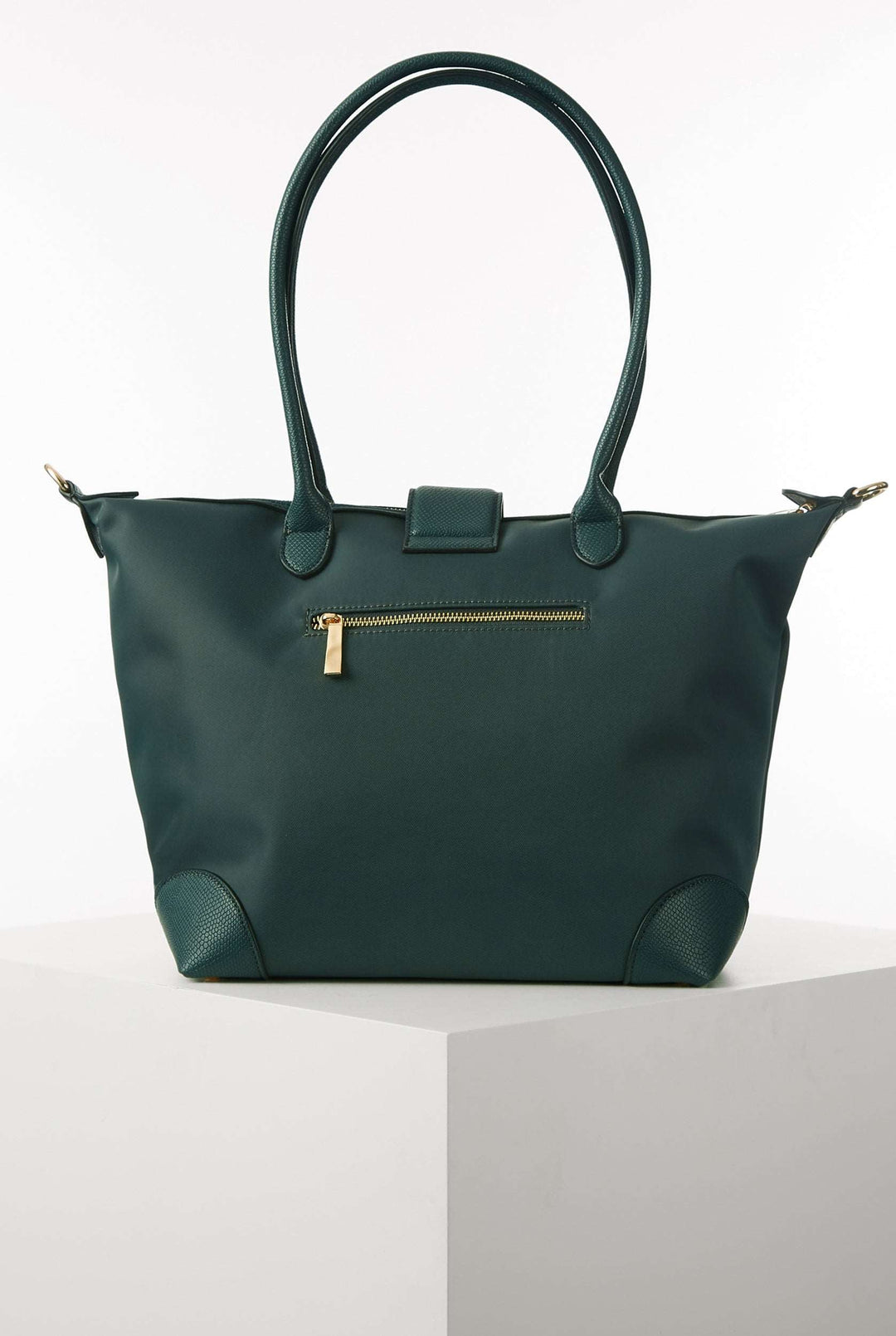 Lara Petrol Nylon Laptop Tote