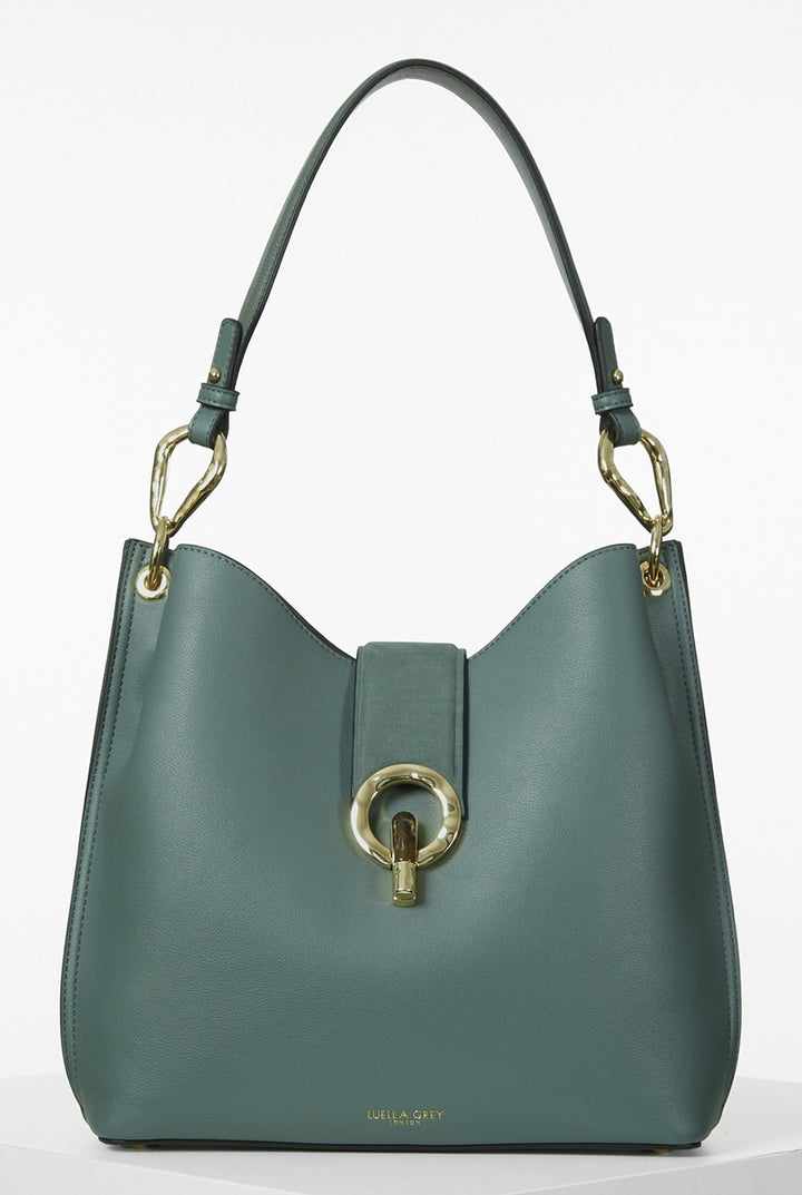 Lottie DI Sea Green Hobo Tote