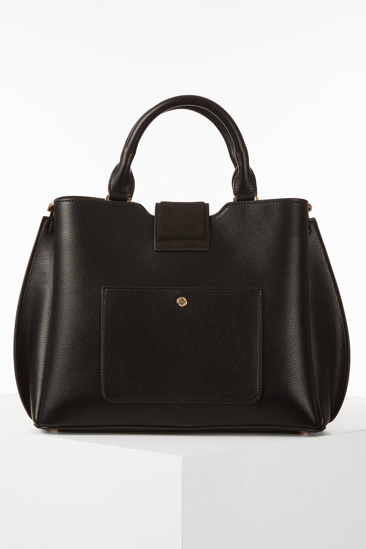 Octavia Black Three Compartment Work Tote