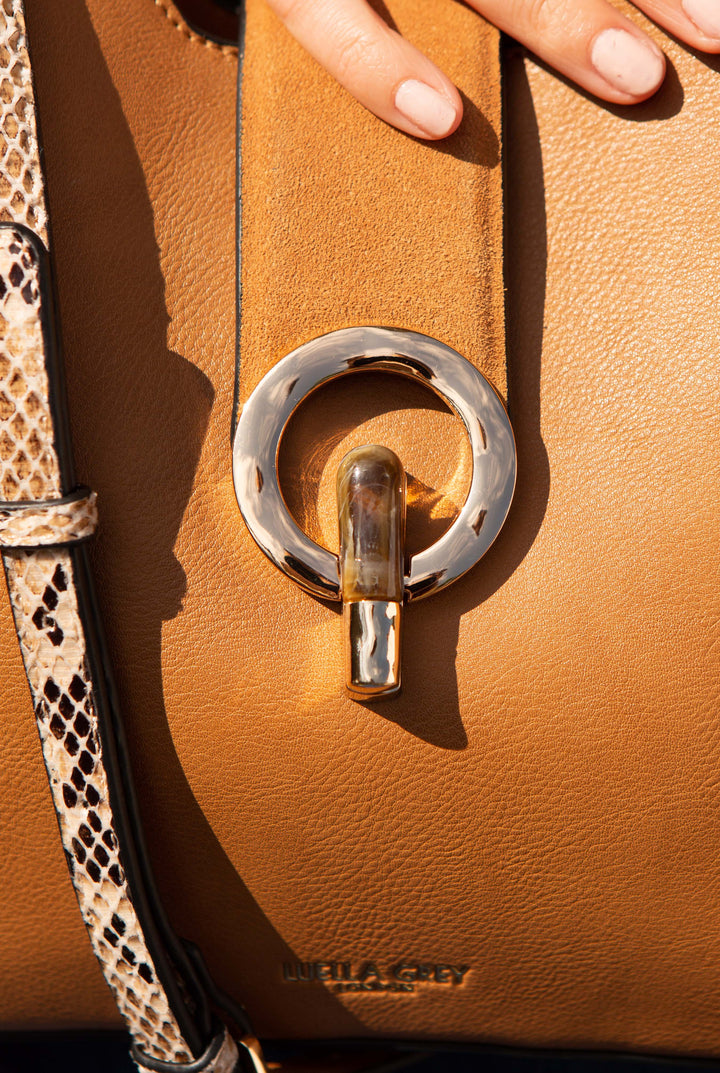 Orlanda Camel Tote