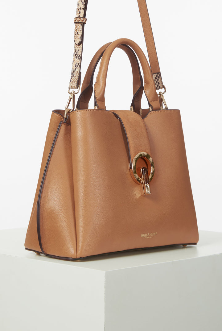 Orlanda Camel Tote