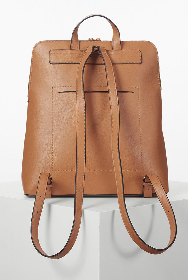 Peggy Camel Laptop Backpack