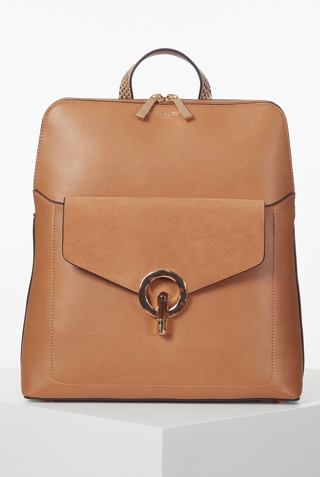 Peggy Camel Laptop Backpack