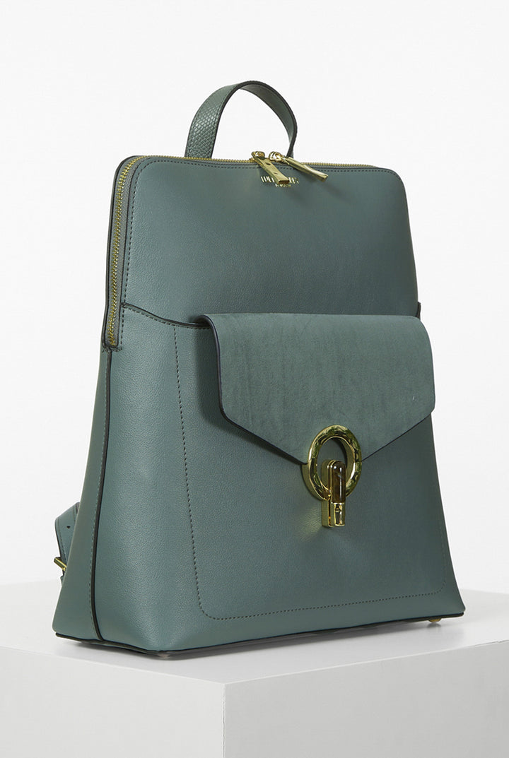 Peggy Sea Green Laptop Backpack