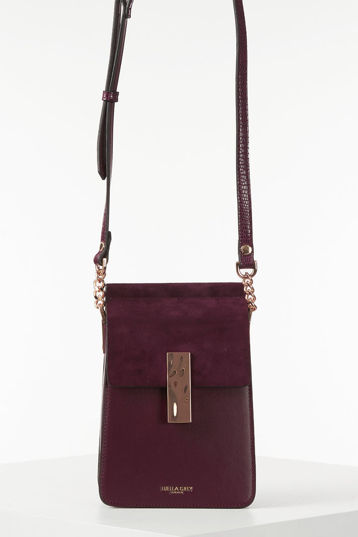 Tamsin Plum Phone Crossbody