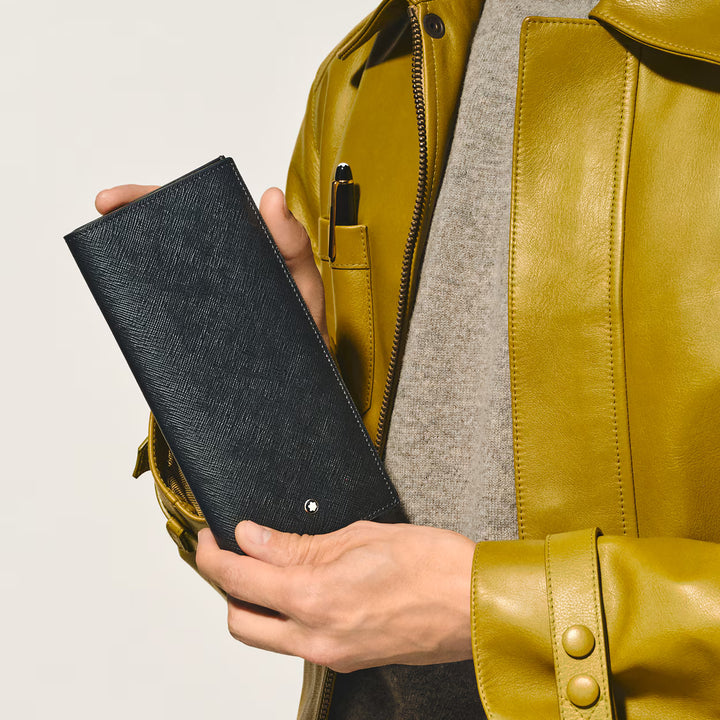 Sartorial wallet 14cc with zipped pocket MB220387