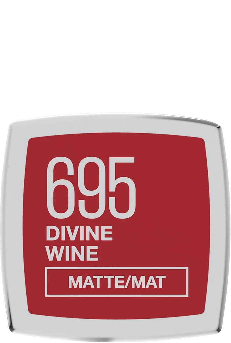 Maybelline Color Sensational Creamy Matte Lipstick Divine Wine 695