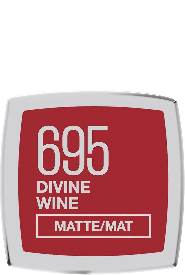 Maybelline Color Sensational Creamy Matte Lipstick Divine Wine 695