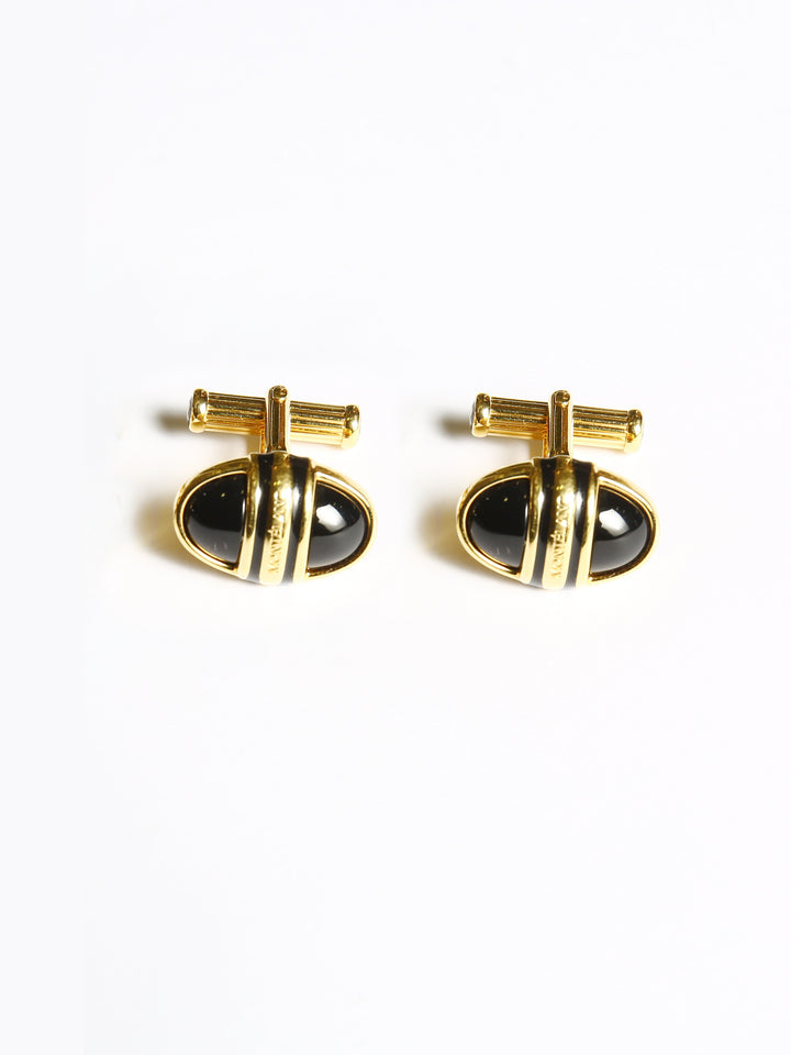 MB Cufflinks Yellow Gold