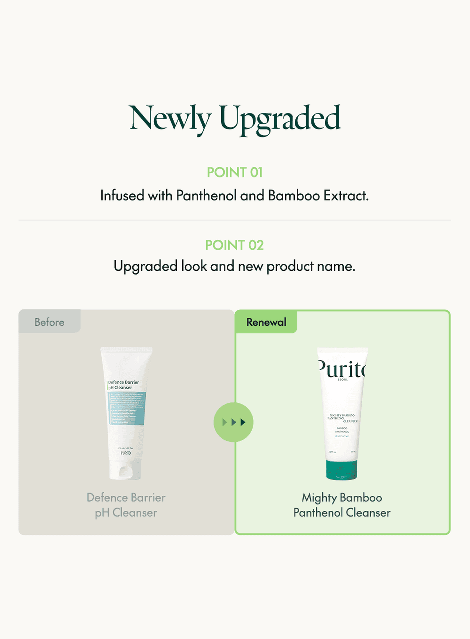 Purito Mighty Bamboo Panthenol Cleanser 150ml