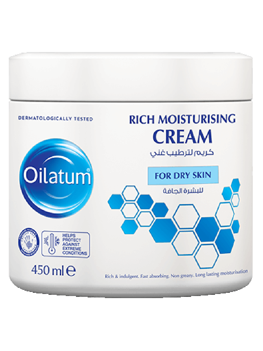 Oilatum Rich Moisturizing Cream For Dry Skin 450ml