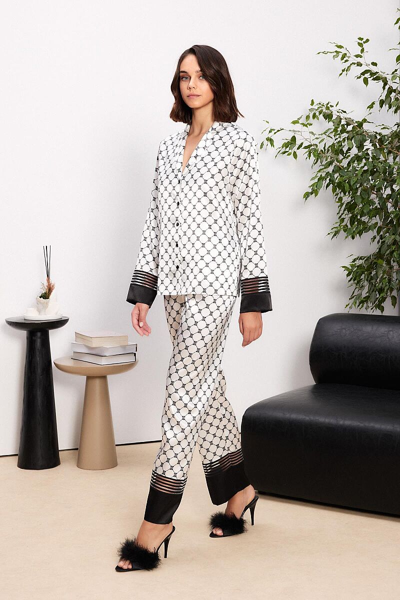 Pierre Cardin Ladies 2pcs Nighty Set With Eye Mask & Hair Band 1300
