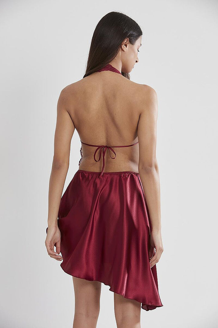 Pierre Cardin Ladies Nighty 805 (Maroon)