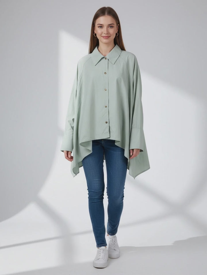 Vellari Ladies Over Size Casual Shirt 38181