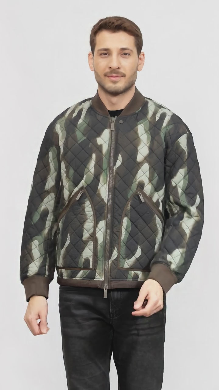 A/X Men L/S Diamond Check Jacket AT-SB- 6DZB06