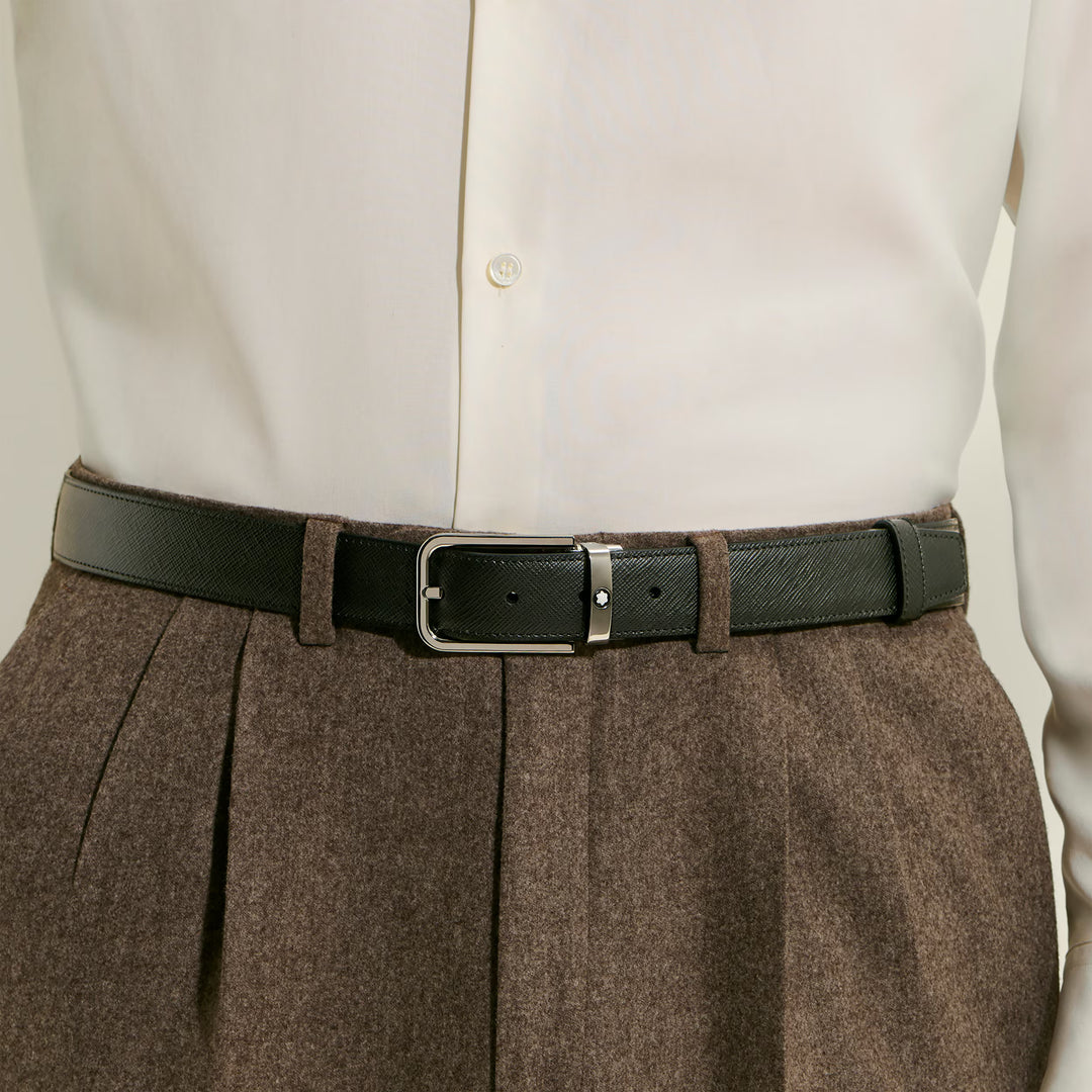 Montblanc 30mm Leather Reversible Belt MB223409