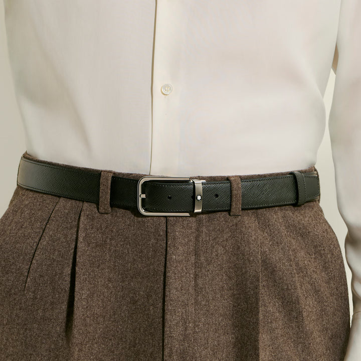 Montblanc 30mm Leather Reversible Belt MB223409