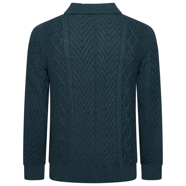 Crew Clothing Men L/S Button Neck OXMC058