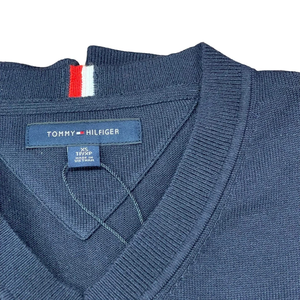 TH Men L/S Cotton Diamond Check V-N Jersey AT-SB-78J9352