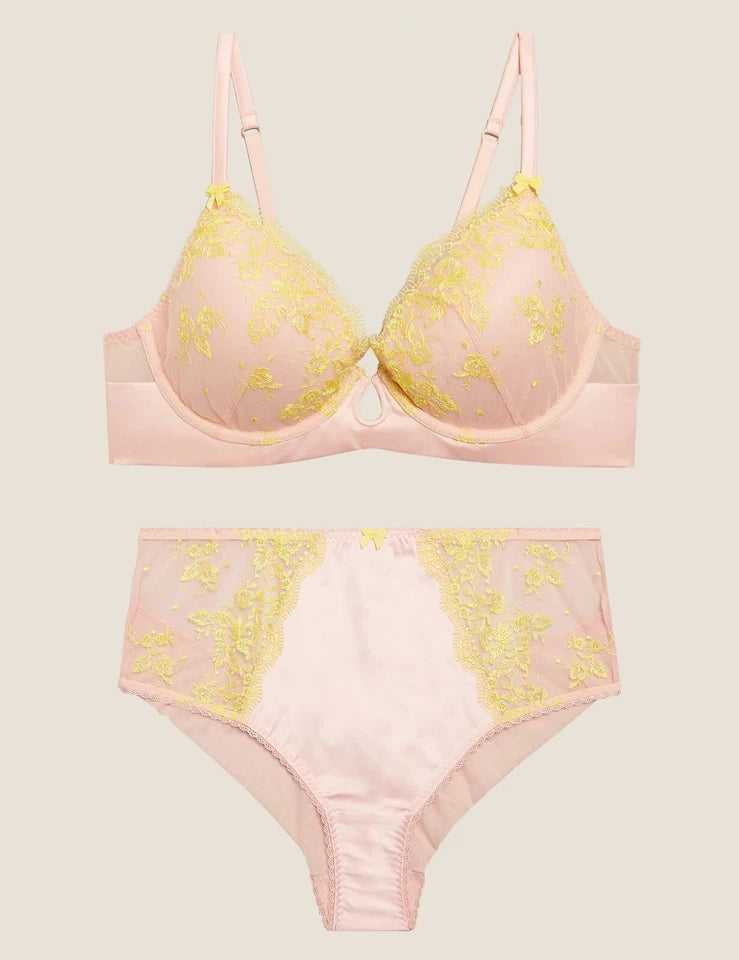 M&S U/W Push Up Plunge Bra T81/7750P