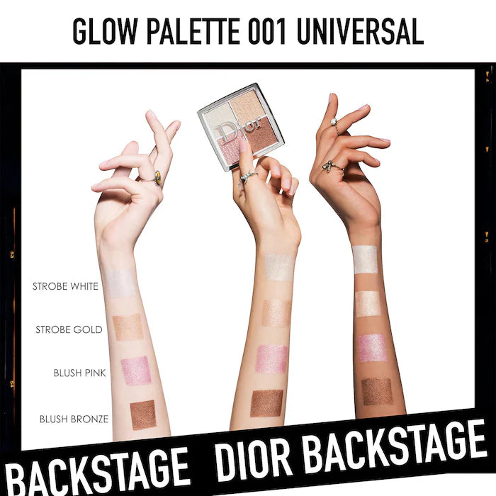 Dior Back Stage Glow Face Palette 004 Rose Gold 10g