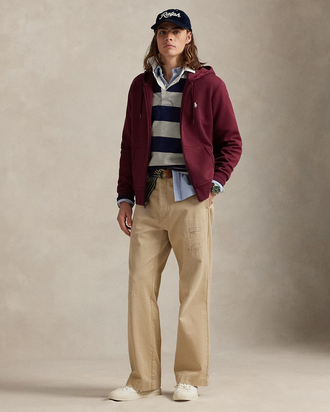 RL Men L/S Small Pony Cotton Hoodie AT-SB-710883329