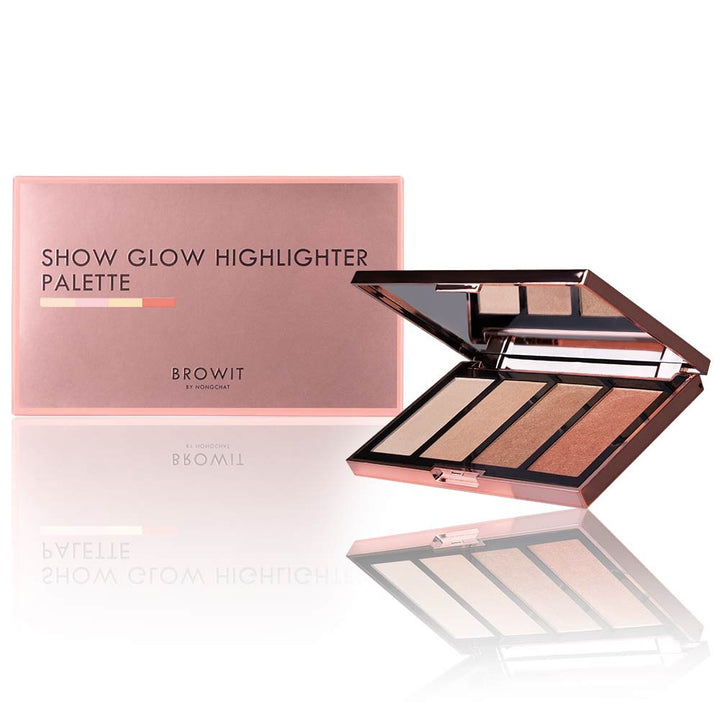 Browit Show Glow Highlighter palette 4*4g (Thai)