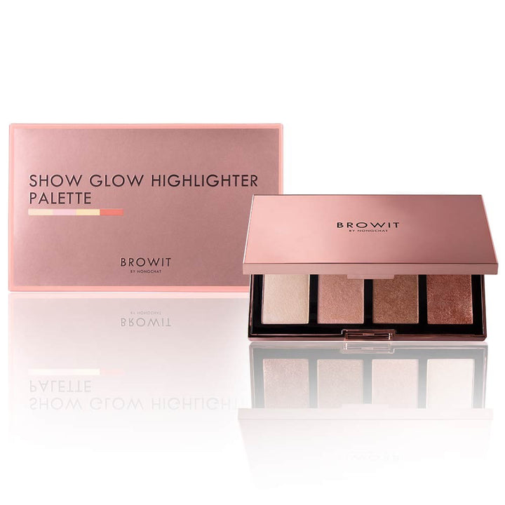 Browit Show Glow Highlighter palette 4*4g (Thai)