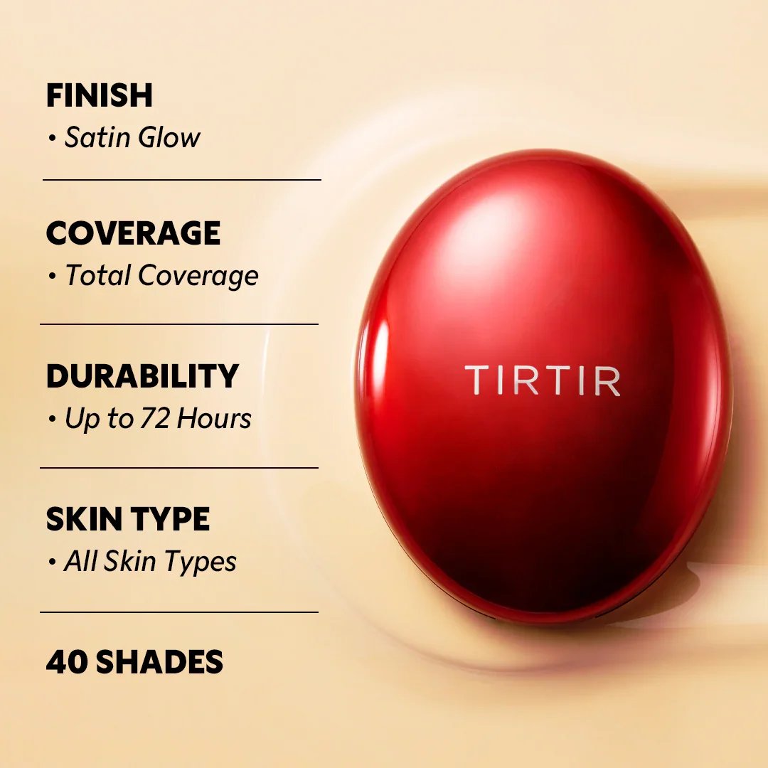 Tirtir Mask Fit Red Cushion Foundation 17C Porcelain 18g
