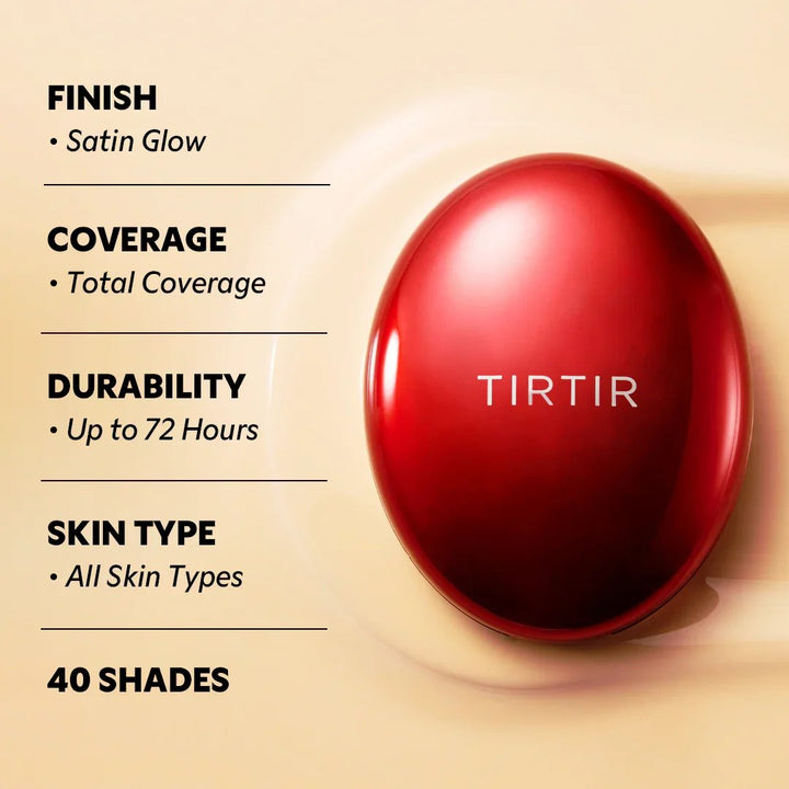 Tirtir Mask Fit Red Cushion Foundation 17C Porcelain 18g