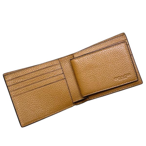 Coach Mens Wallet Tan CR398